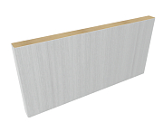 Доборный элемент 150 EcoTex 10х150х2070 белая лиственница 